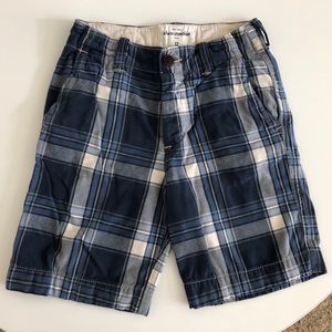 Boys Abercrombie Plaid Shorts, NWOT